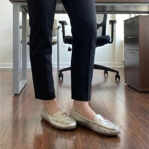 Calvin Klein Gold Loafers Sz 9
